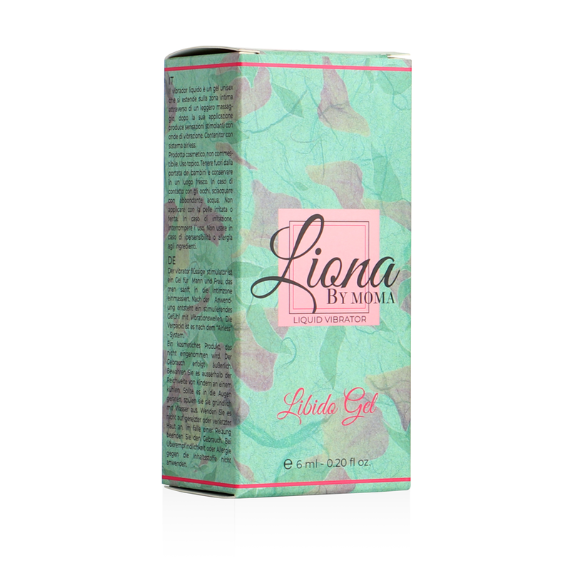 LIONA BY MOMA - VIBRADOR LÍQUIDO LIBIDO GEL 6 ML - Sex Shop Sexy