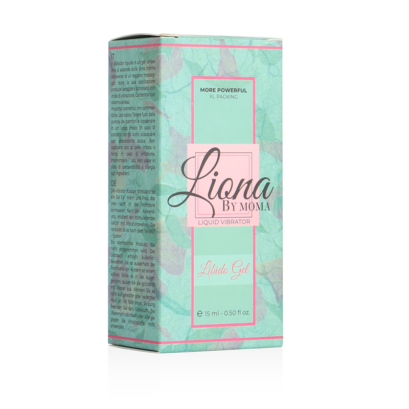 LIONA BY MOMA - VIBRADOR LÍQUIDO LIBIDO GEL 15 ML