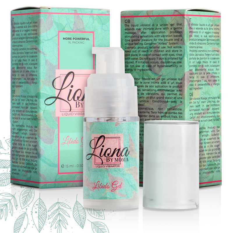 LIONA BY MOMA - VIBRADOR LÍQUIDO LIBIDO GEL 15 ML