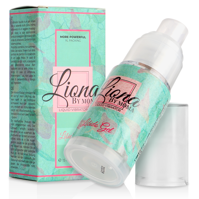 LIONA BY MOMA - VIBRADOR LÍQUIDO LIBIDO GEL 15 ML