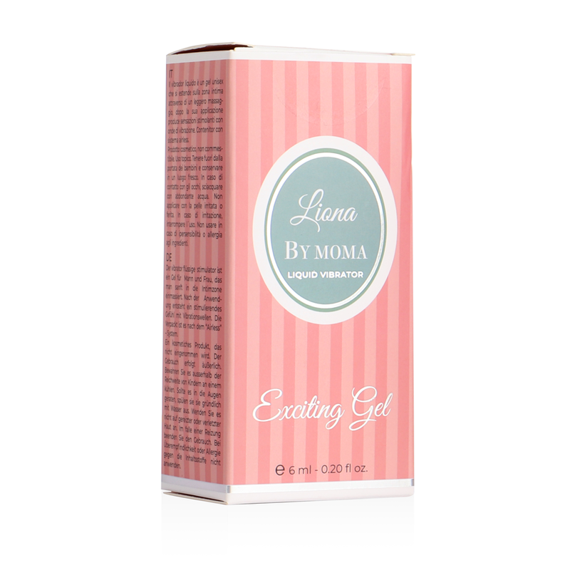 LIONA BY MOMA - VIBRADOR LÍQUIDO EXCITING GEL 6 ML - Sex Shop Sexy