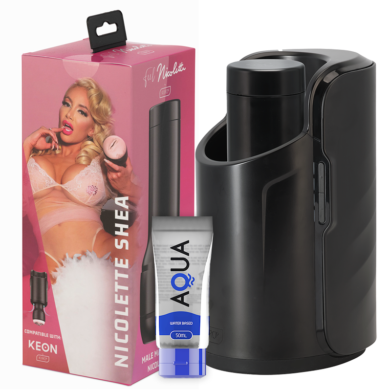 KIIROO - KEON + FEEL NICOLETTE SHEA STROKER + LUBRIFICANTE AQUA QUALITY 50 ML