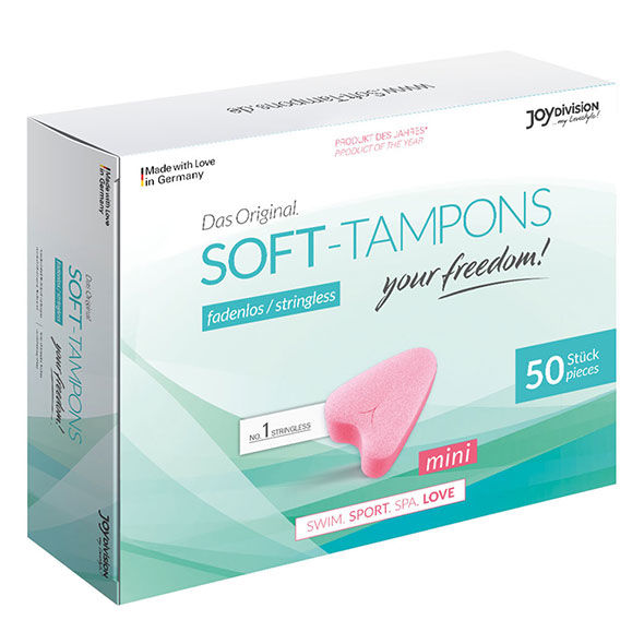 JOYDIVISION SOFT-TAMPONS - TAMPÕES ORIGINAIS MINI LOVE / 50 UNIDADES - Sex Shop Sexy