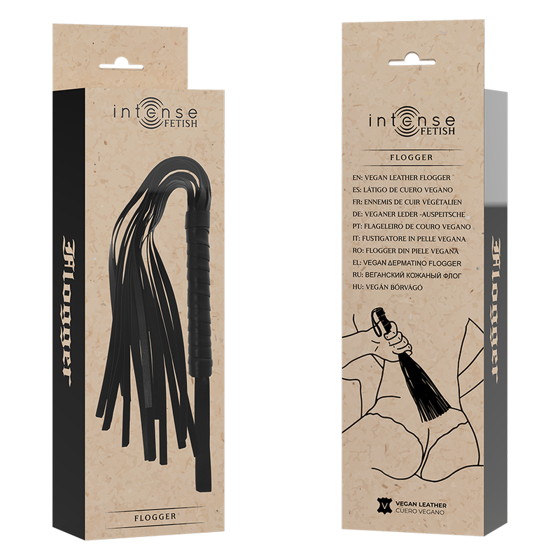 INTENSE - FETISH CHICOTE EM PELE VEGANA