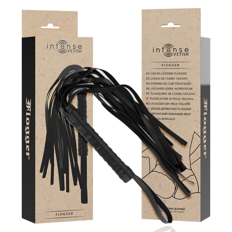 INTENSE - FETISH CHICOTE EM PELE VEGANA