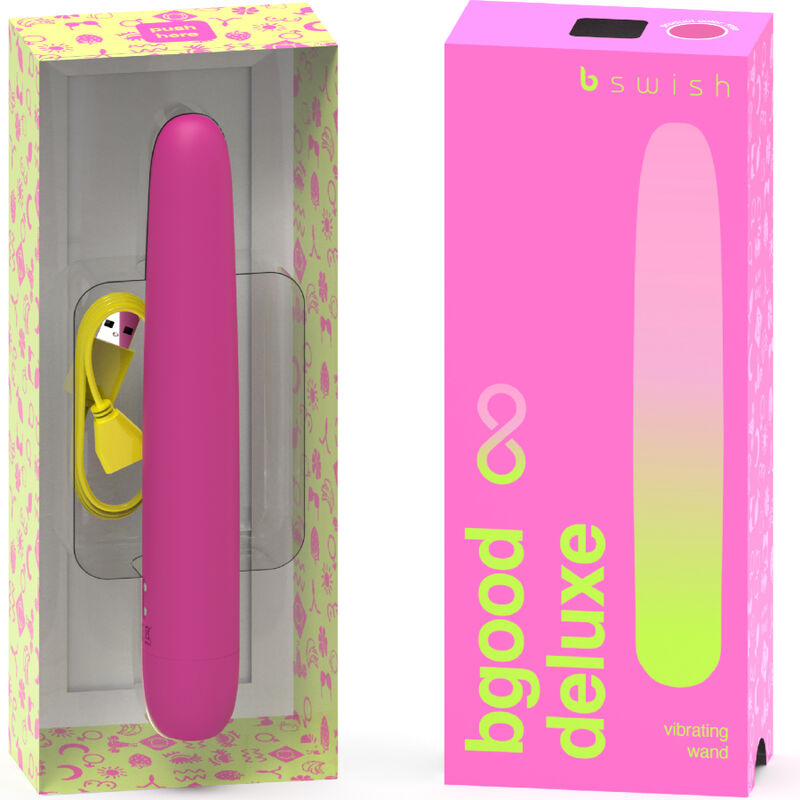 B SWISH - BGOOD INFINITE DELUXE VIBRADOR RECARREGÁVEL EM SILICONE ROSA