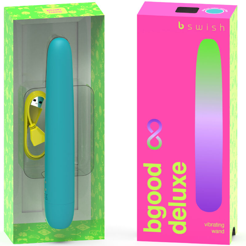 B SWISH - BGOOD INFINITE DELUXE VIBRADOR RECARREGÁVEL EM SILICONE AZUL
