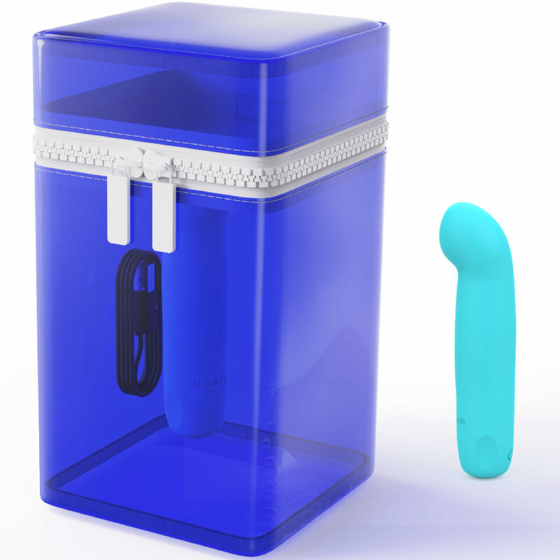 B SWISH - BCUTE CURVE INFINITE CLASSIC EDIÇÃO LIMITADA VIBRADOR RECARREGÁVEL EM SILICONE AZUL
