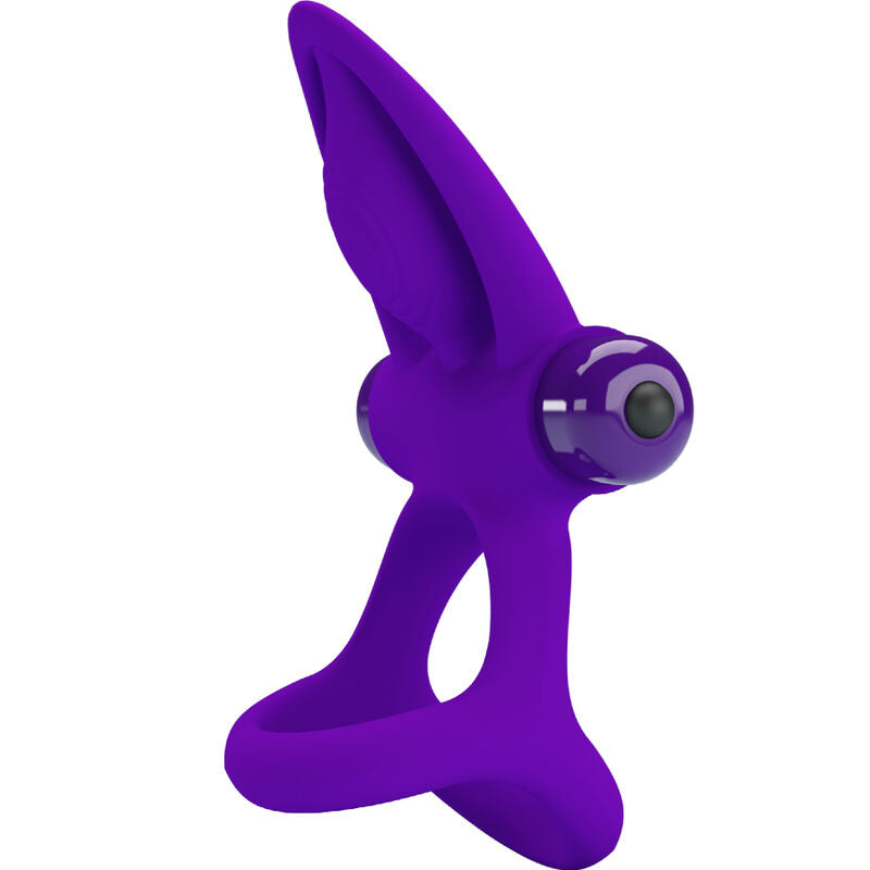 PRETTY LOVE - ANEL VIBRADOR 10 VIBRAÇÕES EM SILICONE VIOLETA