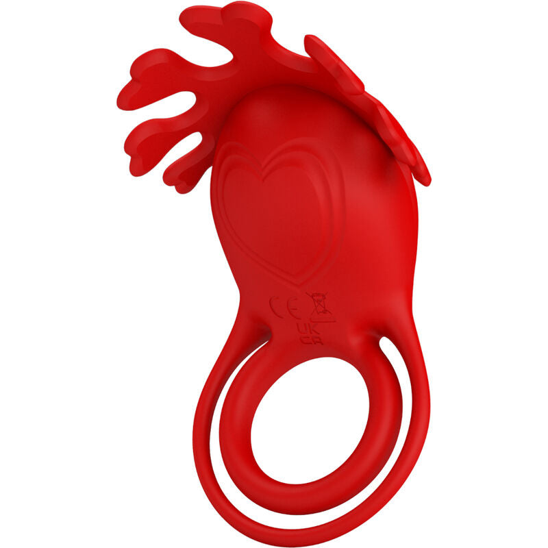 PRETTY LOVE - RUBEN ANEL VIBRADOR 7 VIBRAÇÕES EM SILICONE VERMELHO