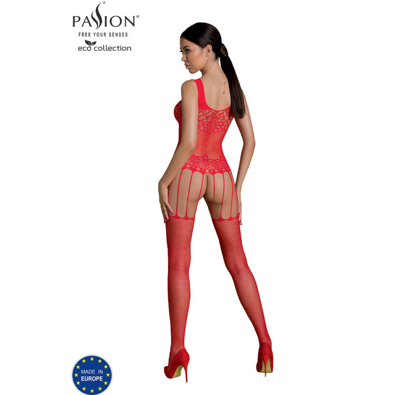 PASSION - COLEO ECO BODYSTOCKING ECO BS001 BRANCO