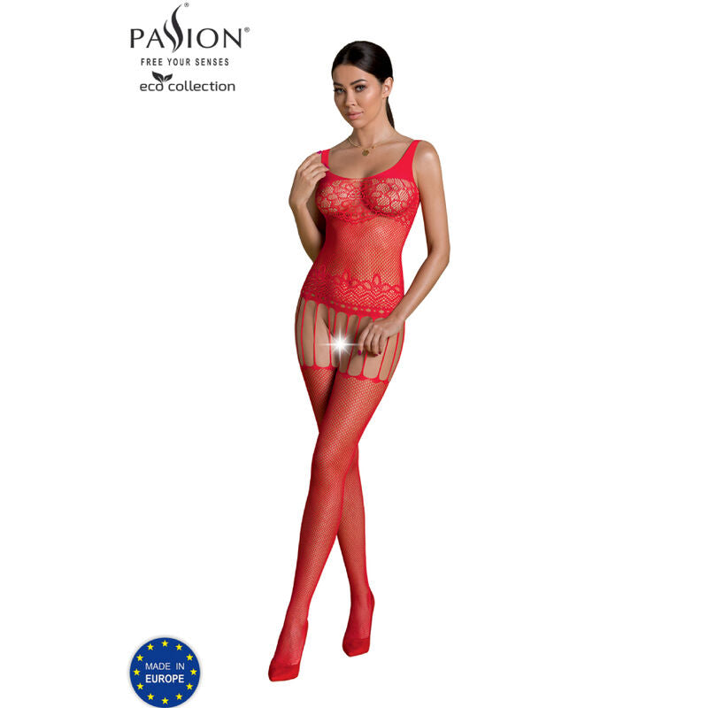 PASSION - COLEO ECO BODYSTOCKING ECO BS001 BRANCO