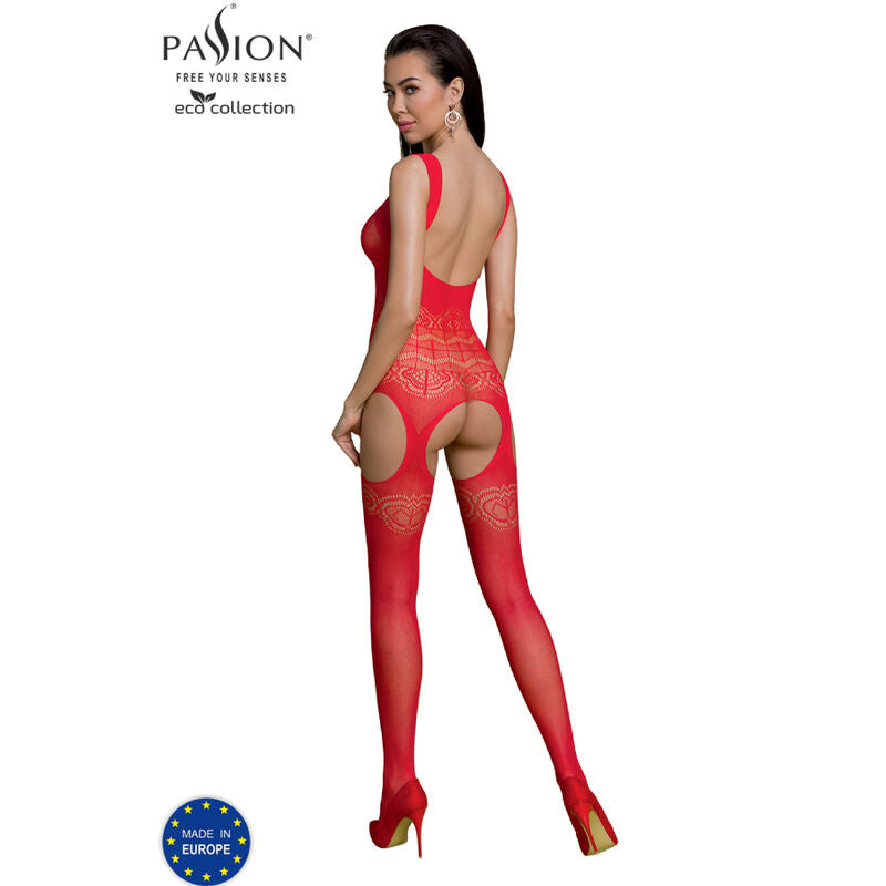 PASSION - COLEO ECO BODYSTOCKING ECO BS005 BRANCO