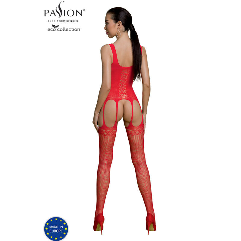 PASSION - COLEO ECO BODYSTOCKING ECO BS007 BRANCO
