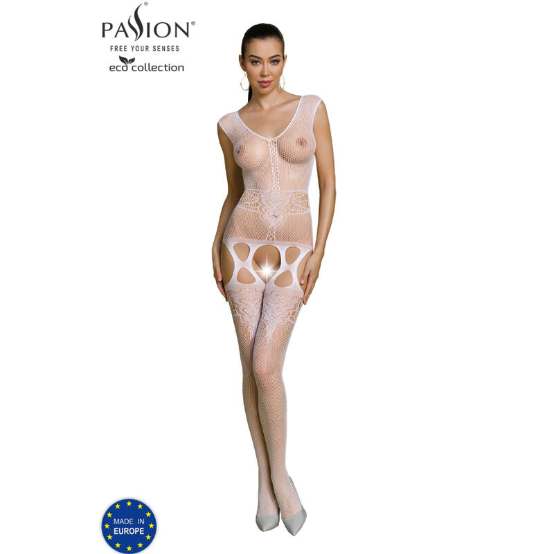 Pasión - Colete Eco Bodystocking Eco BS014 Vermelho