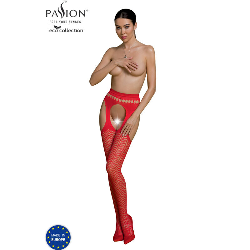 PASSION - ECO COLLECTION BODYSTOCKING ECO S002 VERMELHO