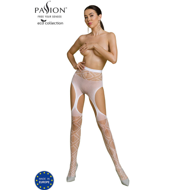 PASSION - ECO COLLECTION BODYSTOCKING ECO S005 BRANCO