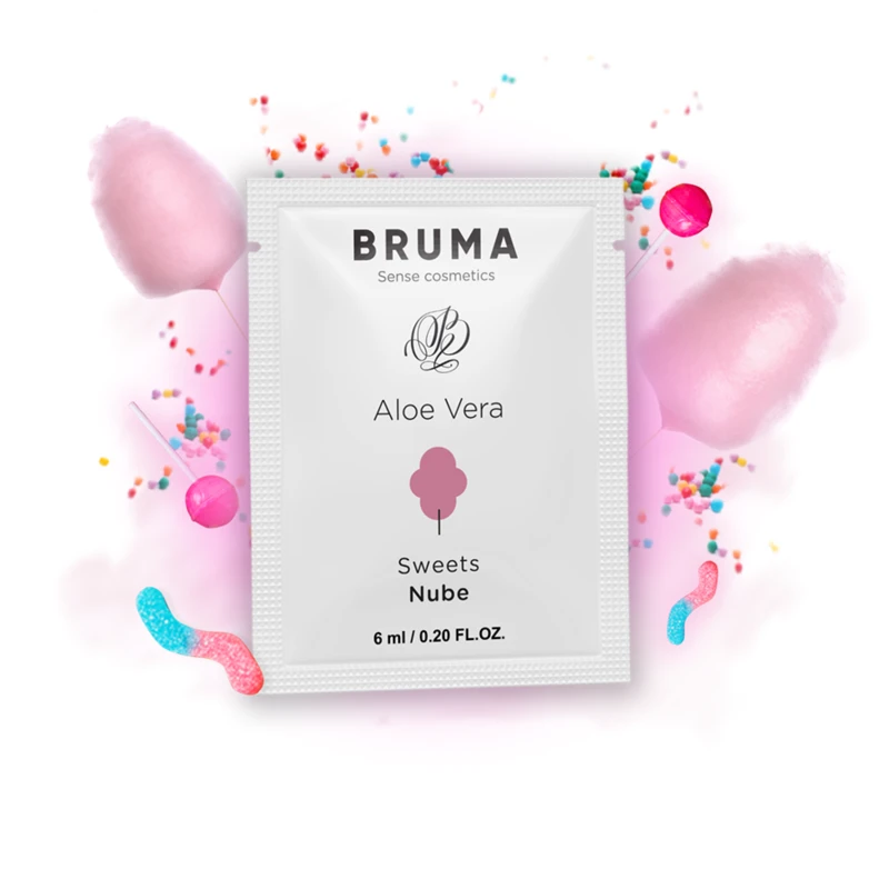 6 ML GEL DESLIZANTE COM ALOE VERA SABOR A NUVEM - Sex Shop Sexy