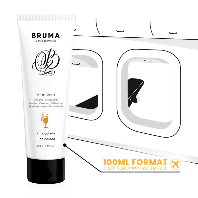 GEL LUBRIFICANTE COM ALOE VERA SABOR A PIÑA COLADA 100 ML - Sex Shop Sexy