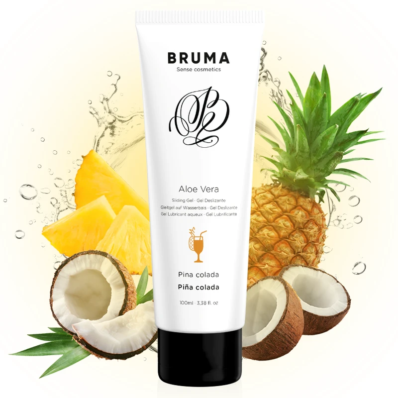 GEL LUBRIFICANTE COM ALOE VERA SABOR A PIÑA COLADA 100 ML - Sex Shop Sexy