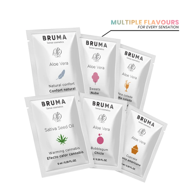 6 ML GEL DESLIZANTE COM ÓLEO DE SEMENTES DE CANNABIS EFEITO CALOR SABOR CANNABIS. - Sex Shop Sexy