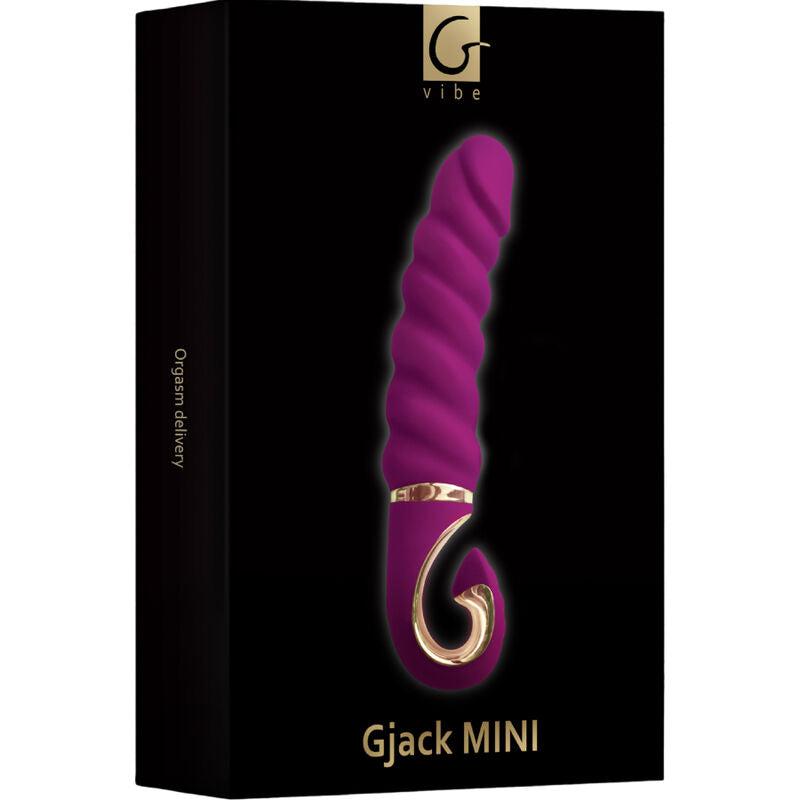 G-VIBE - GJACK MINI VIBRADOR EM SILICONE ROXO
