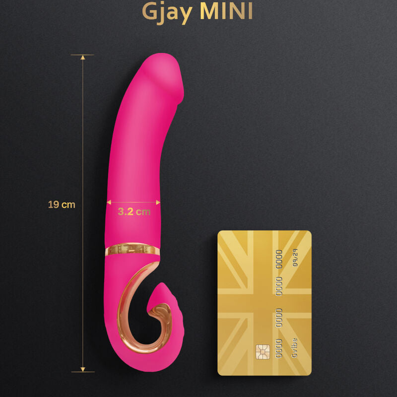 G-VIBE - GJAY MINI VIBRADOR EM SILICONE ROSA