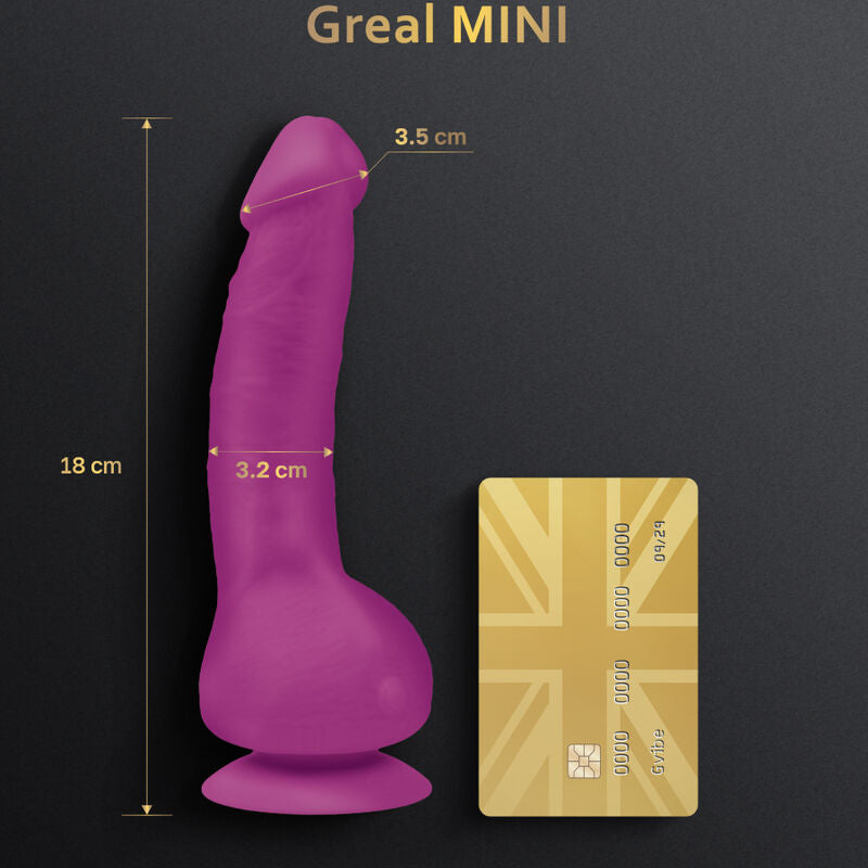 G-VIBE - GREAL MINI DILDO VIBRADOR SILICONE FUCSIA
