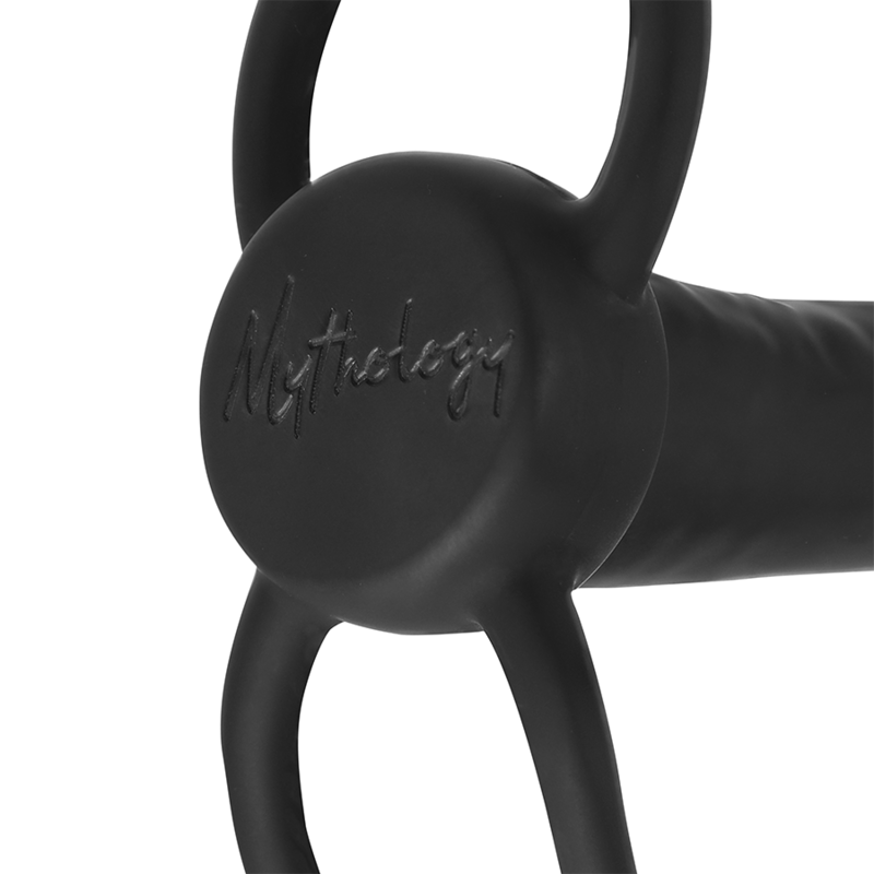 MYTHOLOGY - COBI ONYX ACCOMODATOR ARNÊS PARA DUPLA PENETRAÇÃO EM SILICONE