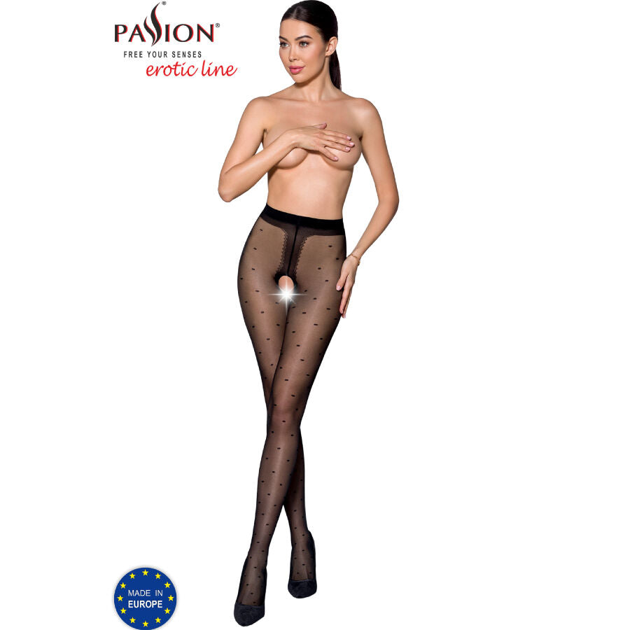 PASSION - TIOPEN 018 BLACK 1/2 20 DEN TIGHTS