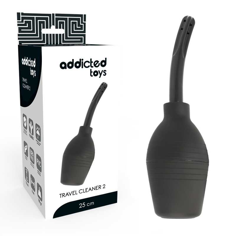 ADDICTED TOYS - PÊRA DE DUCHE ANAL PRETA