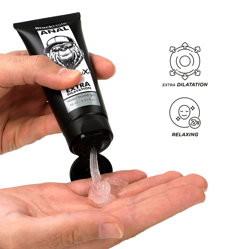 BLACK HOLE - GEL À BASE DE ÁGUA DILATAÇÃO ANAL 70 ML