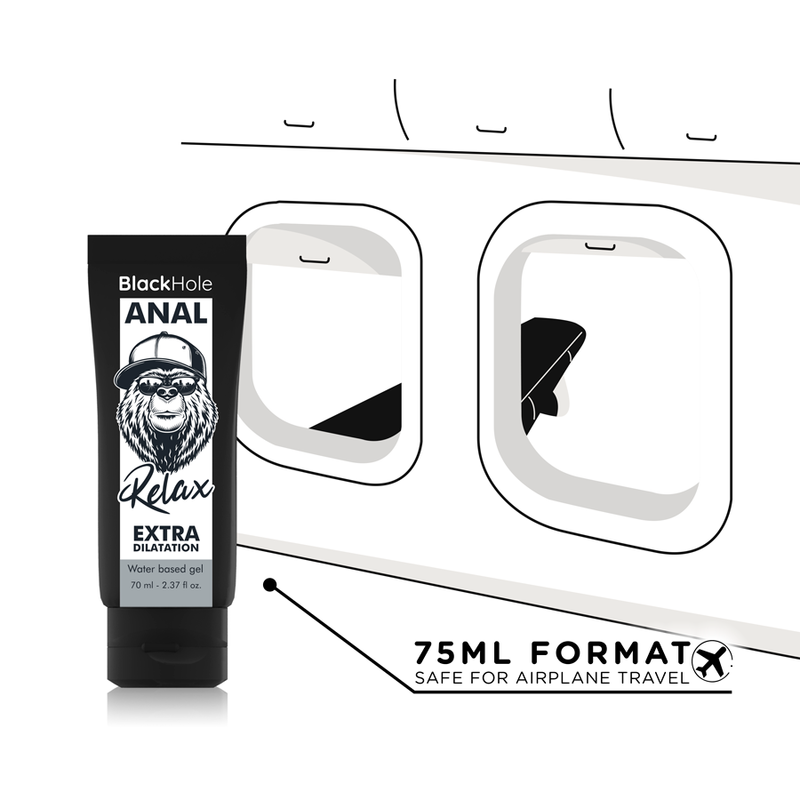BLACK HOLE - GEL À BASE DE ÁGUA DILATAÇÃO ANAL 70 ML