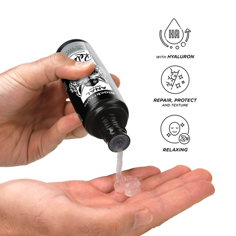 BLACK HOLE - ANAL REPAIR À BASE DE ÁGUA RELAX COM HYALURON 100 ML