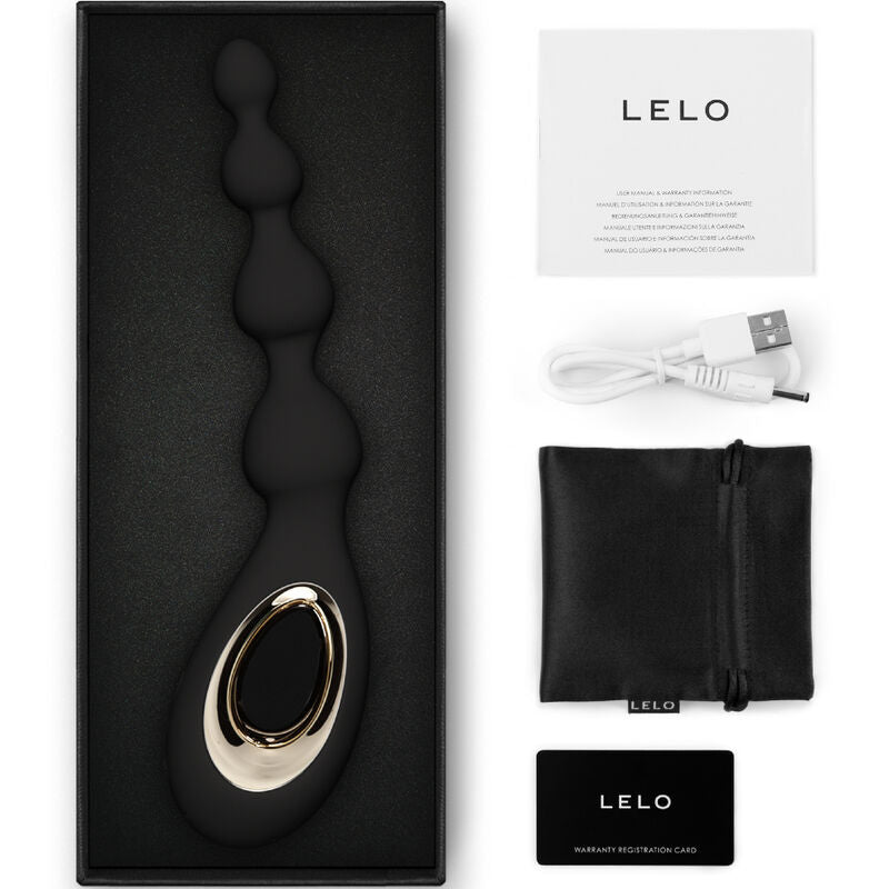 LELO - MASSAGER ANAL PRETO SORAYA BEADS