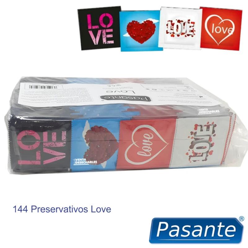 PRESERVATIVO LOVE BOLSA 144 UNIDADES LÁTEX EMBALADOS INDIVIDUALMENTE TESTADOS ELETRONICAMENTE - Sex Shop Sexy