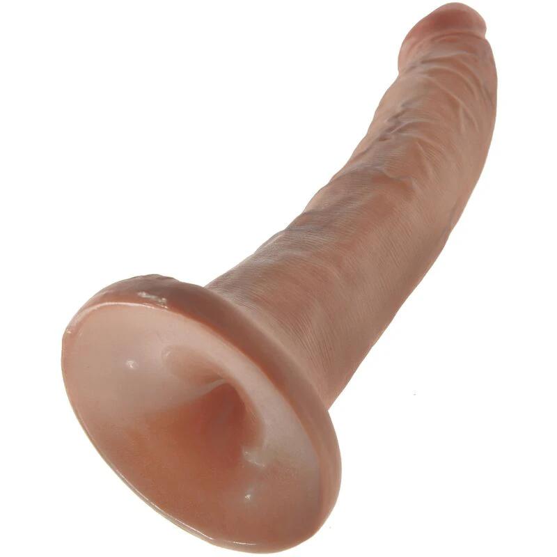 PÊNIS REALÍSTICO 17,5 CM CARAMELO - Sex Shop Sexy