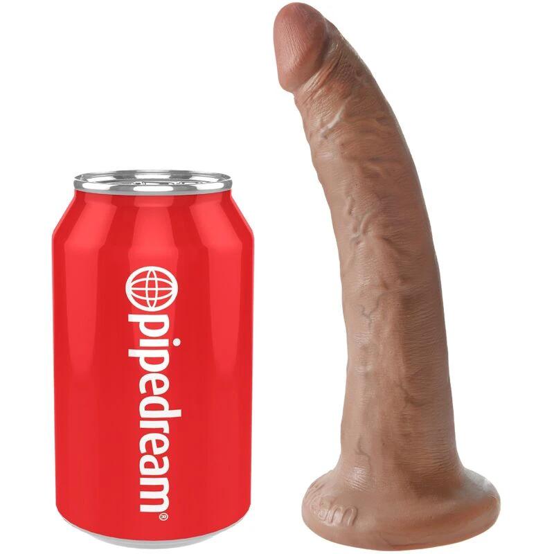 PÊNIS REALÍSTICO 17,5 CM CARAMELO - Sex Shop Sexy
