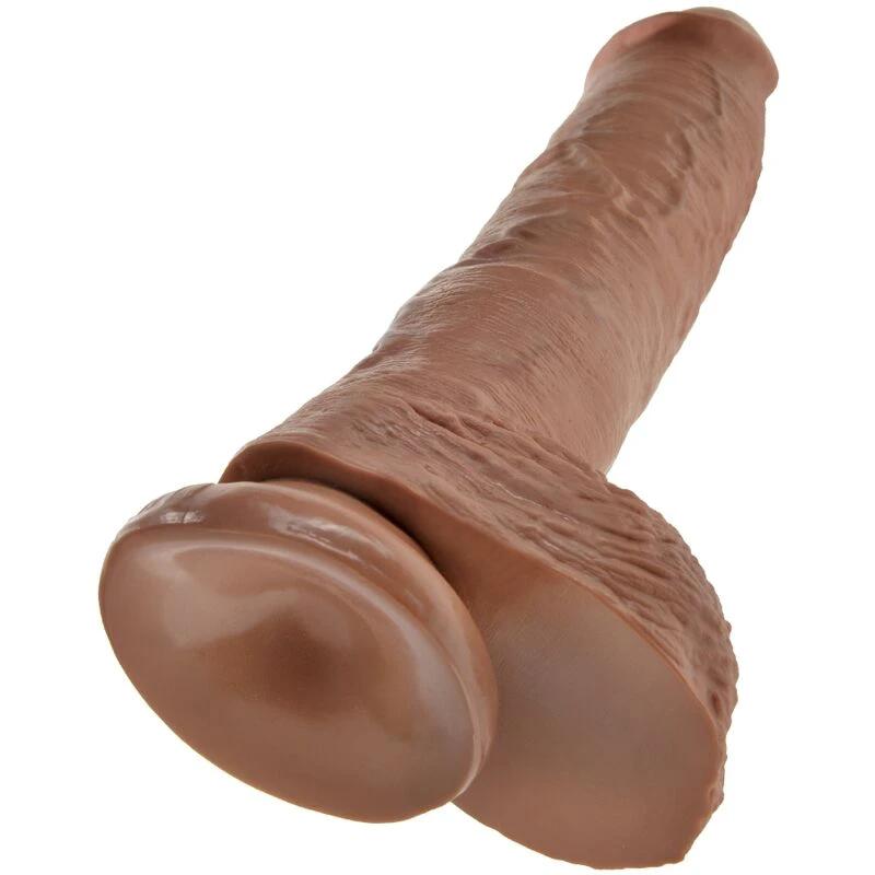 PÊNIS REALÍSTICO COM TESTÍCULOS - Sex Shop Sexy