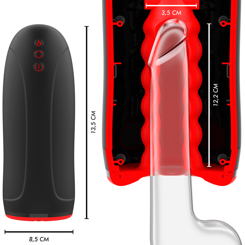 JAMYJOB - SWING-R MASTURBATOR WITH HEATING, OSCILLATION AND VIBRATION