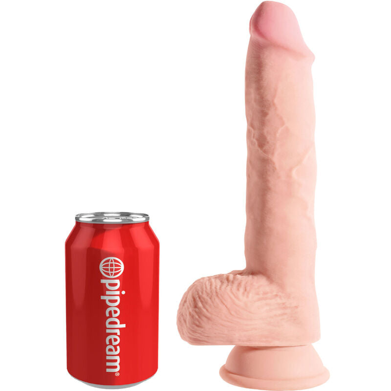 KING COCK - DILDO REALISTA COM TESTÍCULOS 19.4 CM NATURAL