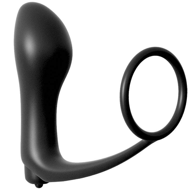 COLECCIÓN ÉLITE FANTASÍA ANAL - ENCHUFE VIBRADOR ANAL ANILLO PARA EL PENE ORGASMO ANAL