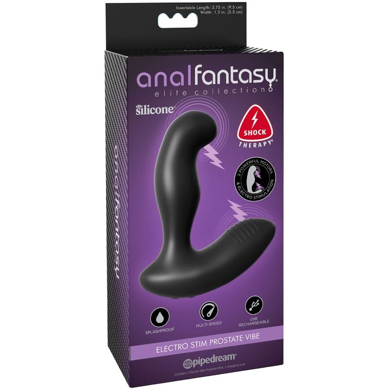 COLECCIÓN ANAL FANTASY ELITE -MASAJEADOR DE PRÓSTATA VIBRADOR ELECTRO STIM