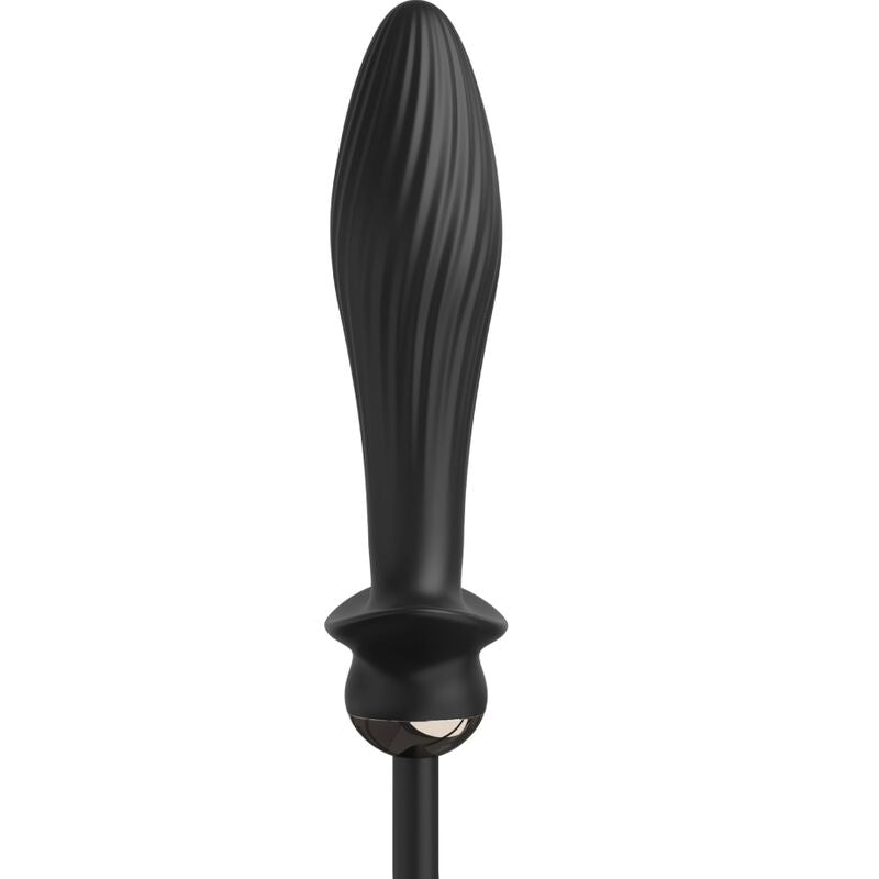FANTASÍA ANAL COLECCIÓN ÉLITE - ENCHUFE INFLABLE Y VIBRADOR AUTO-PULSANTE