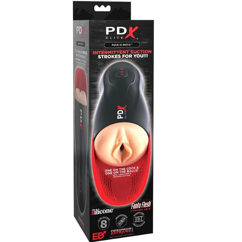 MASTURBADOR STROKER FODA-O-MÁTICO VAGINA VIBRAÇÃO DUPLA PÊNIS E TESTÍCULOS - Sex Shop Sexy