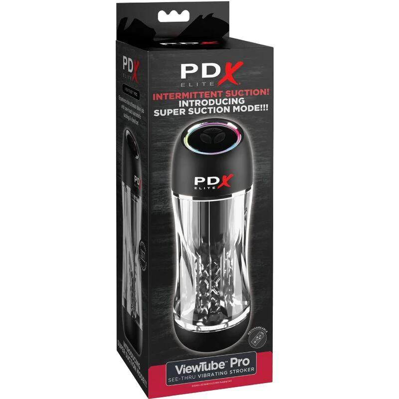 MASTURBADOR STROKER VIEWTUBE PRO VIBRADOR TRANSPARENTE - Sex Shop Sexy