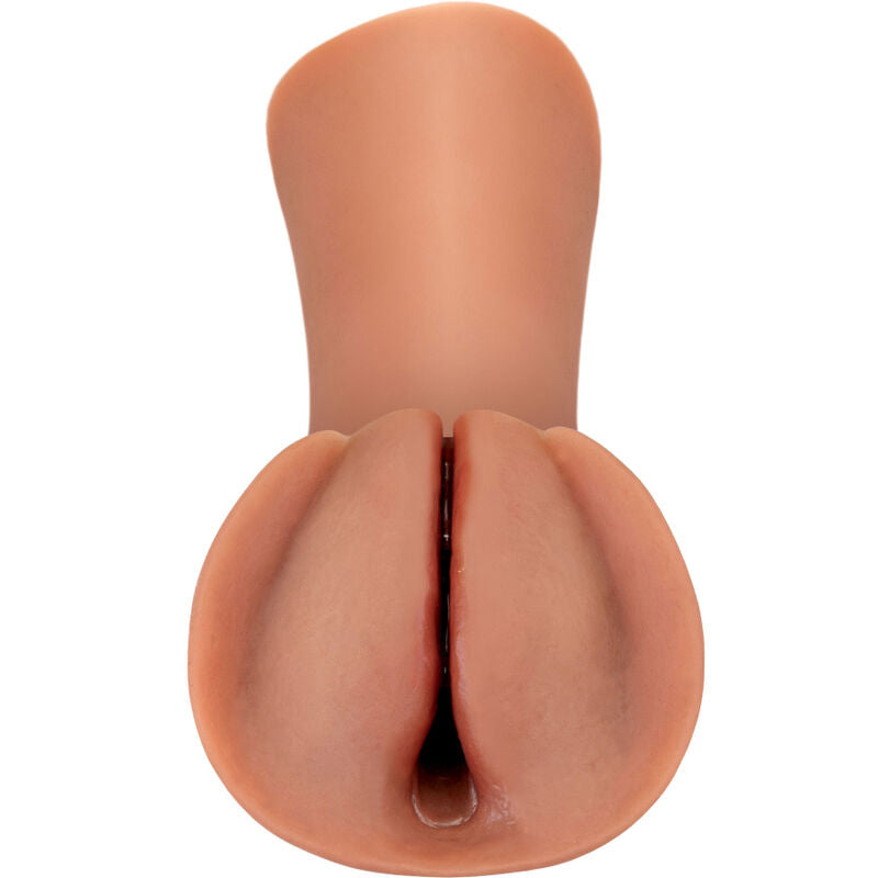 FETISH FANTASY EXTREME - MASTURBADOR MASCULINO EM SILICONE SLIPPERY SLIT CARAMELO