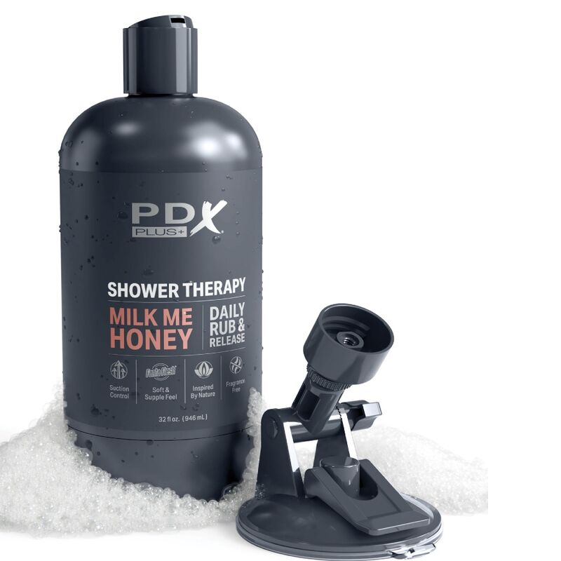 PDX PLUS - DISCREET STROKER MASTURBATOR TYPE MILK ME HONEY CARAMEL SHAMPOO BOTTLE