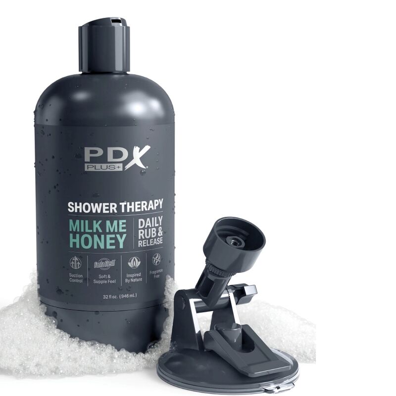 PDX PLUS - MASTURBADOR STROKER DISCRETO TIPO FRASCO DE CHAMPÔ MILK ME HONEY