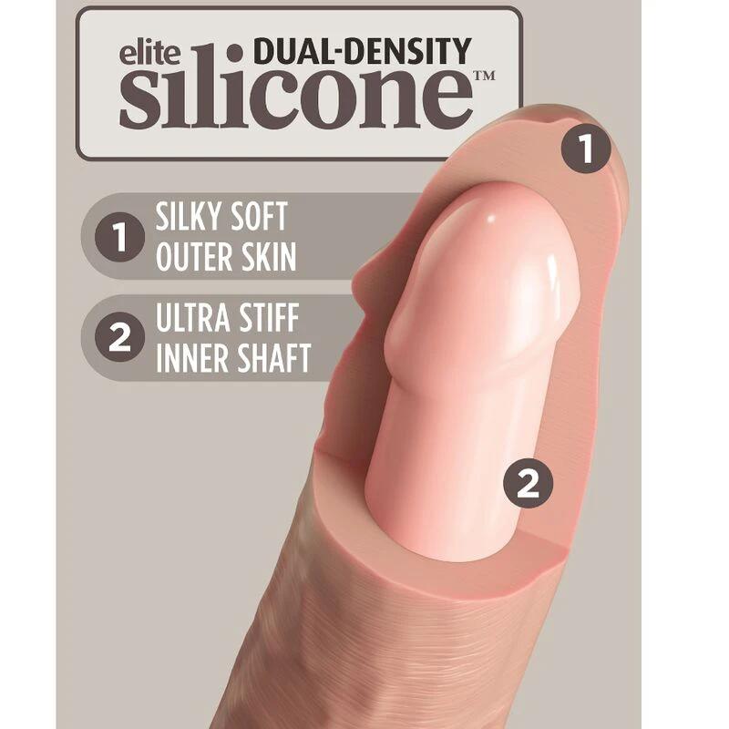 ÉLITE DILDO REALÍSTICO SILICONE 15.2 CM - Sex Shop Sexy